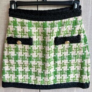 Authentic Gucci tweed mini skirt, 36